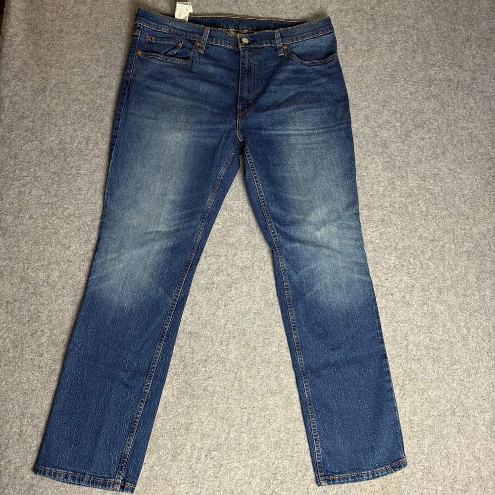 Levi's 511 Straight Fit Mens 38x30 Jeans Medium Wash Blue Denim Classic Casual